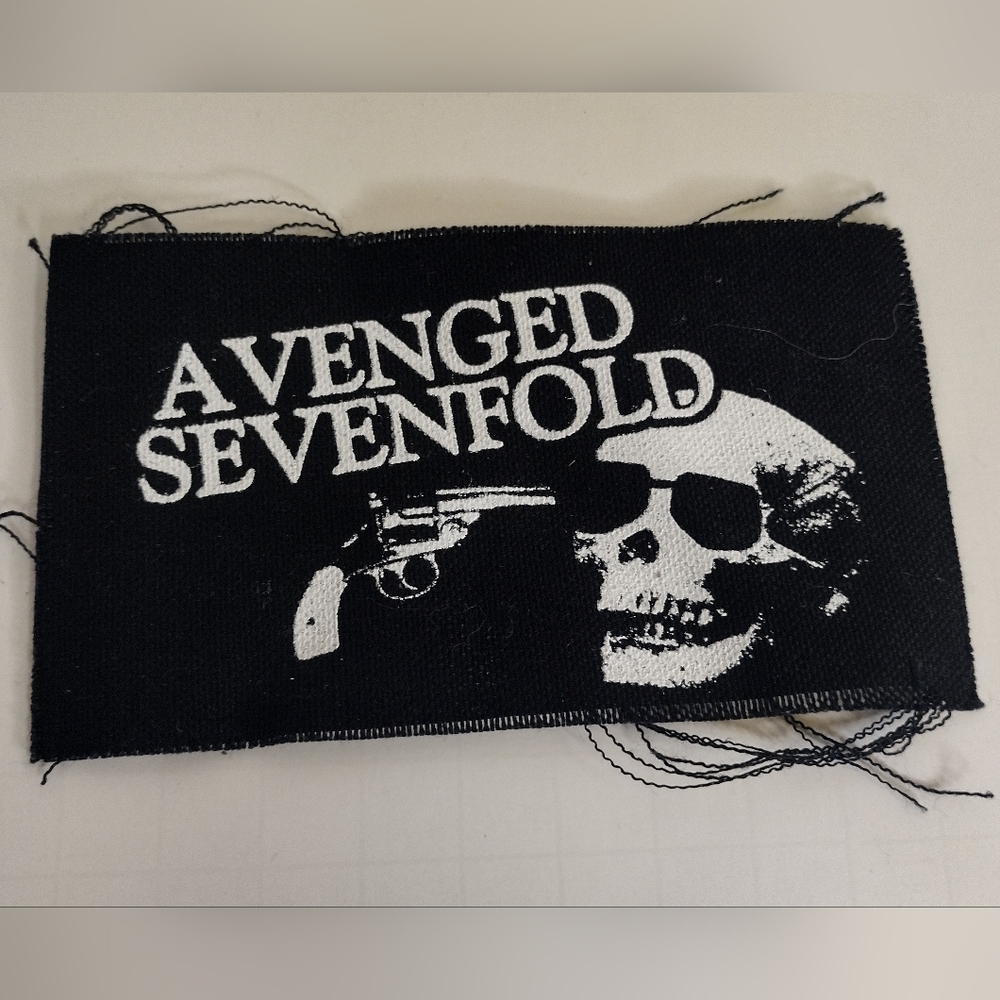 Avenged Sevenfold Black Fabric Patch